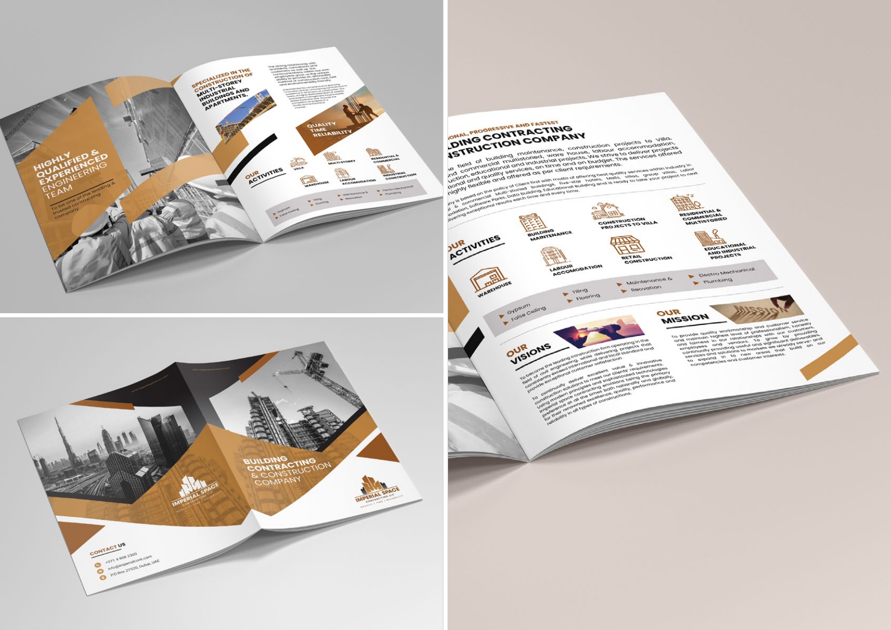 Luxury Real Estate Brochure Design – UAE